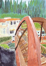 第13回ジュニア部門（中学生）松下美術館賞「未来への橋」