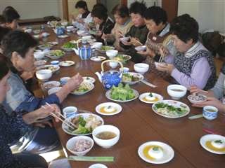 福山高齢者大学(まきば)の料理教室2
