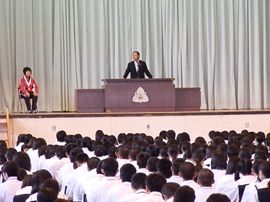 前田千島選手銅メダル報告会