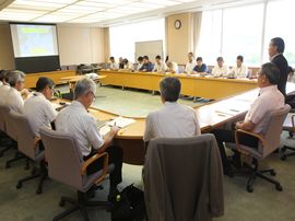 台風8号対策準備会議を開催し災害警戒本部を設置