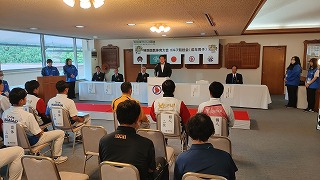 【かごしま国体】ゴルフ 成年男子・男女総合表彰式
