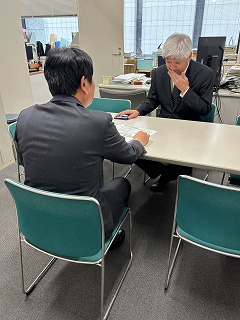 要望活動の様子