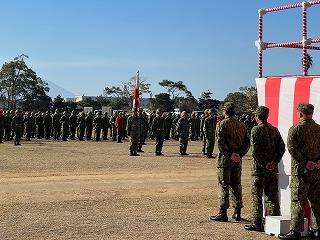 自衛隊の皆さんの写真