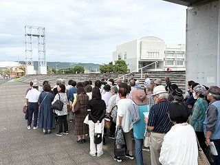 市長があいさつする様子