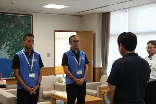 市長訓示の様子