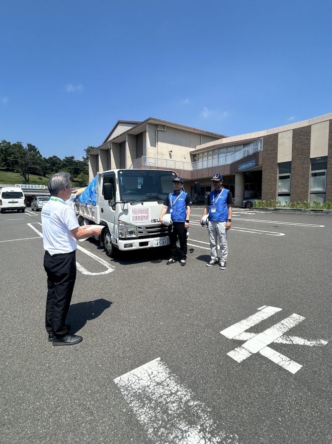 出発式の様子