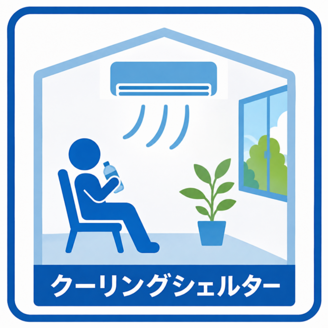 クーリングシェルターアイコン