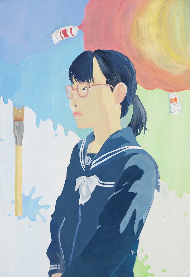 21回ジュニア中学生霧島市美術協会賞