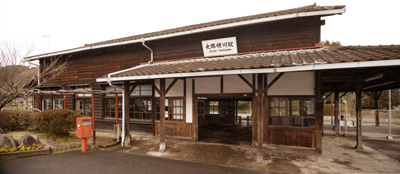 JR肥薩線大隅横川駅駅舎　一棟写真