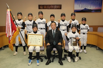 国分南小学校軟式野球スポーツ少年団のみなさん