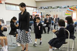 川原小学校入学式1