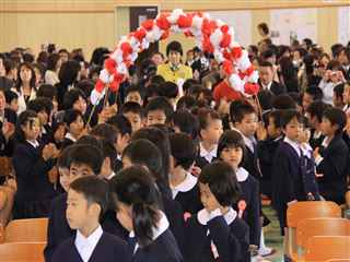 天降川小学校入学式2