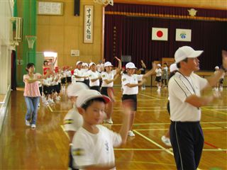 大田小学校での授業の様子