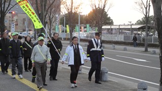 夜光反射材街頭パレード2