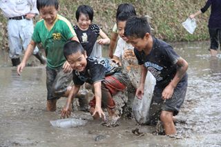 福山町佳例川地区お田植え4