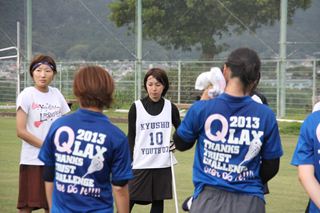 九州大学の女子ラクロス部キャンプ