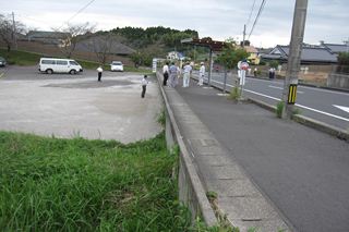 秋の交通安全総点検～溝辺町陵南地区3