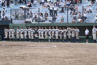 全国高等学校野球選手権鹿児島大会準決勝試合観戦