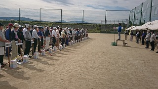 第19回県隊友会グラウンド・ゴルフ大会