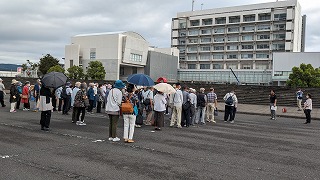 舞鶴大学・大学院研修視察出発式