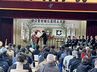 安全祈願祭の様子