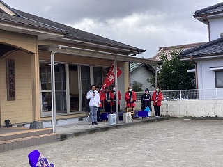 市長があいさつする様子