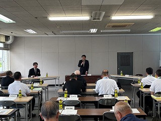 姶良伊佐地区スポーツ協会連絡協議会理事会写真