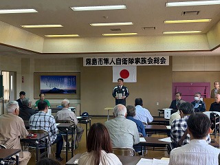 市長があいさつする様子