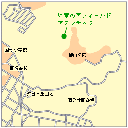 児童の森（フィールドアスレチック）地図