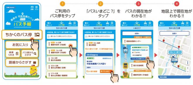 バスロケ操作説明