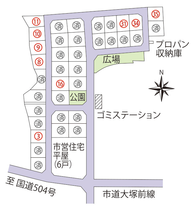 牧之原分譲地図2018年10月時点