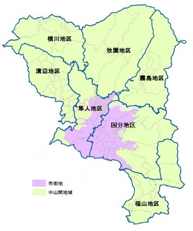 市街地・中山間地域マップ